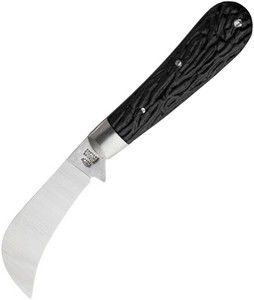 Taylors Eye Witness Full Pruner Slip Joint Pocket Knife Black - TEW318
