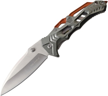TF1005GOR Tac Force Linerlock Pocket Knife Spring Assisted Orange