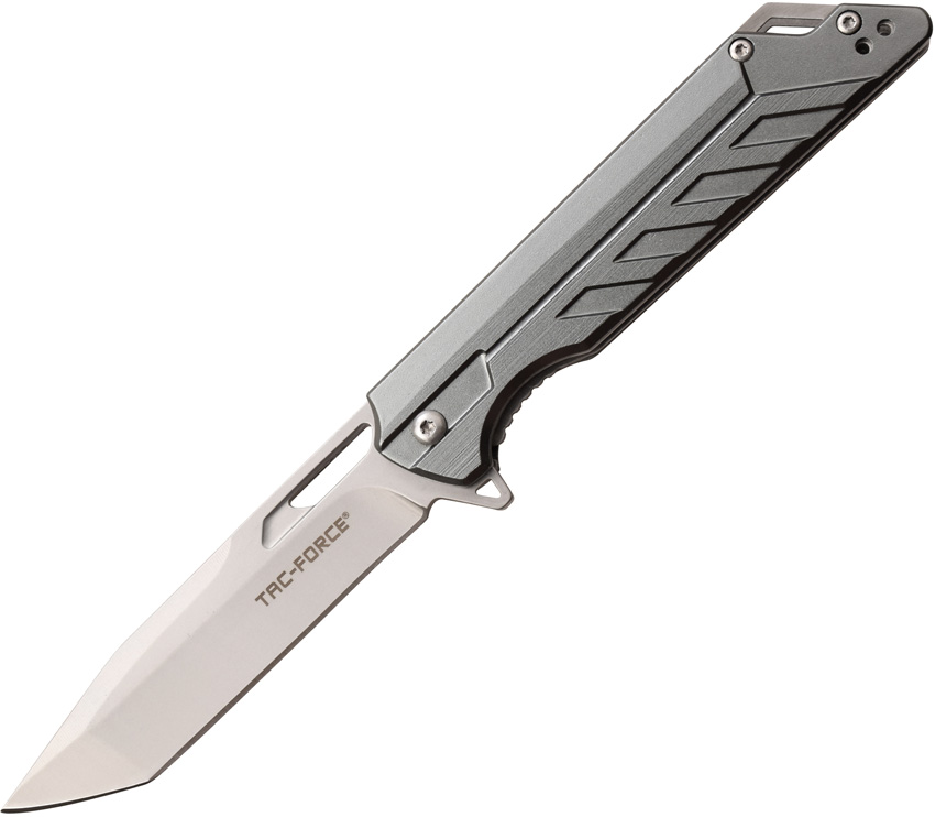 TF1034GY Tac Force Linerlock Pocket Knife Spring Assisted