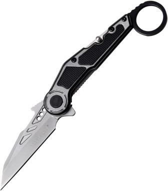 TF1041GY Tac Force Linerlock Pocket Knife Spring Assisted Gray