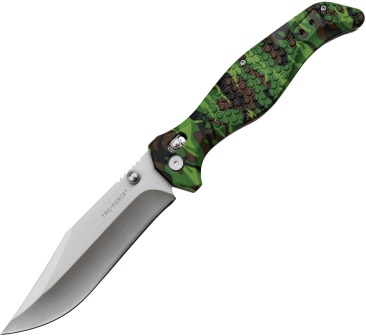 TF1046C Tac Force Rapid Lock Pocket Knife Camouflage