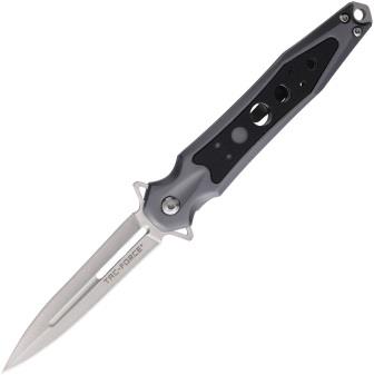 TF2011GY Tac Force Linerlock Pocket Knife Spring Assisted Opening Gray