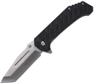 TF2012BK Tac Force Linerlock Pocket Knife Spring Assisted Opening Black