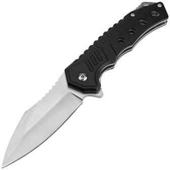 TF2017BK Tac Force Linerlock Pocket Knife Spring Assisted Black
