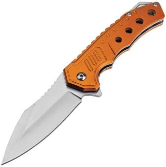 TF2017OR Tac Force Linerlock Pocket Knife Spring Assisted Orange