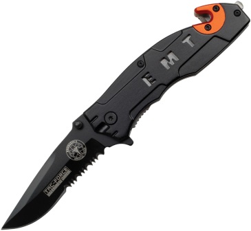TF525EM Tac Force EMT Linerlock Pocket Knife Spring Assisted
