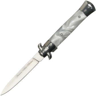 TF575WP Tac Force Linerlock Pocket Knife Spring Assisted White