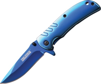 TF847BL Tac Force Framelock Pocket Knife A/O Blue