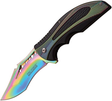 TF931RB Tac Force 4.5 Inch Folder Pocket Knife Spring Assist Black