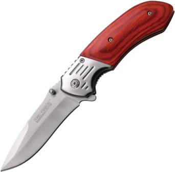 TF938SW Tac Force Linerlock Pocket Knife Pakkawood A/O