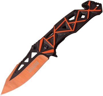 TF940BO Tac Force Linerlock A/O Pocket Knife Orange