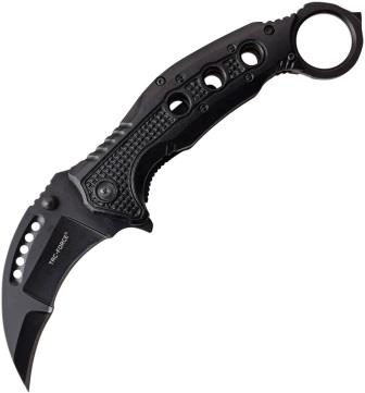 TF985BK Tac Force Linerlock Pocket Knife Spring Assisted Black