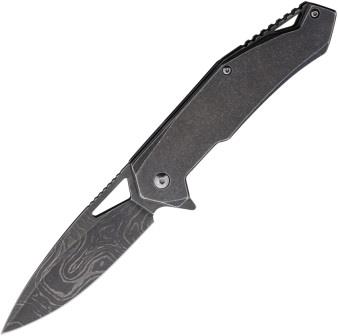 TFA2001EM Tac Force Linerlock Pocket Knife Spring Assisted Black