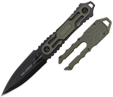 TFFIX124GN Tac Force Fixed Blade Knife Green