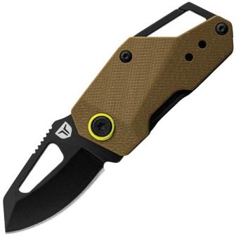 TRUFMK0019 TRUE Berm Keychain Linerlock Pocket Knife OD Green
