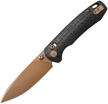 TVJM03CG14 TRIVISA Dragonfly Crossbar Lock Pocket Knife Carbon Fiber