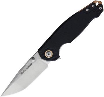 V5982GB3D Viper Katla Linerlock Pocket Knife Black G10