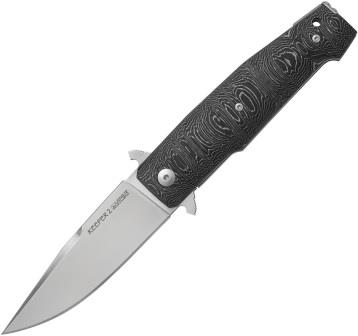 V6000FCLD Viper Keeper 2 ASLS Lock Pocket Knife Damask Carbon Fiber