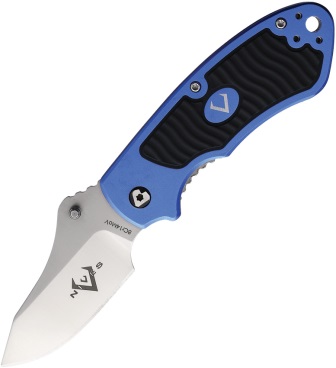 VNI03088 V NIVES Stout Linerlock Pocket Knife Blue