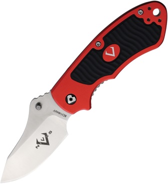 VNI03089 V NIVES Stout Linerlock Pocket Knife Red