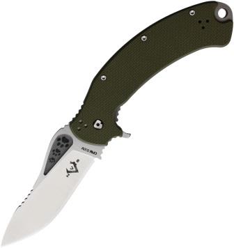 VNIV24TIGPGR V NIVES ADAPPT Framelock Pocket Knife Green