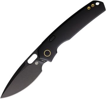 VOSA2203 Vosteed Psyop Top Linerlock Pocket Knife Titanium Black