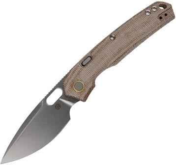 VOSA2210 Vosteed Psyop Top Linerlock Pocket Knife Natural