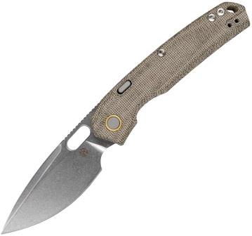 VOSA2213 Vosteed Psyop Top Linerlock Pocket Knife Green