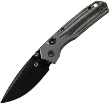 Vosteed Psyop 299 Top Linerlock Pocket Knife Black - VOSA2219