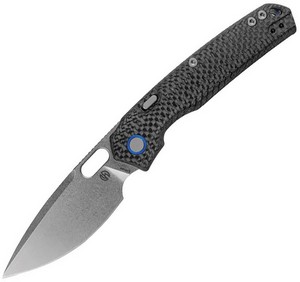 VOSA2236 Vosteed Psyop Top Linerlock Pocket Knife Carbon Fiber