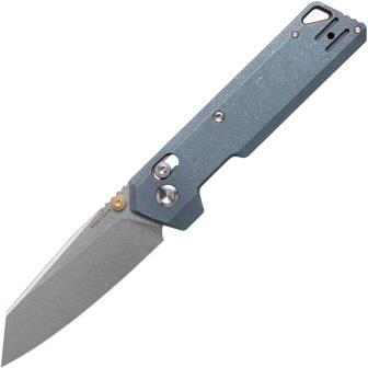 VOSA3504 Vosteed Parallel Crossbar Lock Pocket Knife Blue