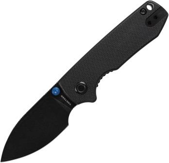 VOSA3601 Vosteed Raccoon Cub Linerlock Pocket Knife Black