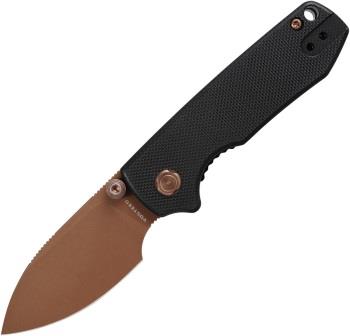 VOSA3604 Vosteed Raccoon Cub Linerlock Pocket Knife Black