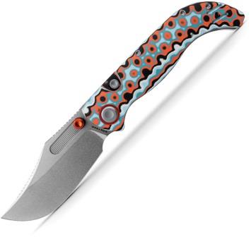 Vosteed Naga Top Linerlock Pocket Knife Micarta - VOSA3907