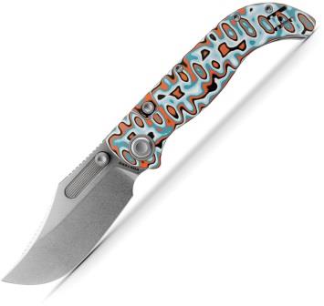 Vosteed Naga Top Linerlock Pocket Knife Micarta - VOSA3908