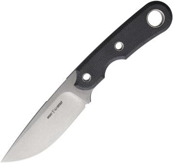 VT4028CB Viper Basic1 Fixed Blade Knife Black Micarta