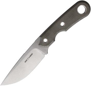 VT4028CG Viper Basic1 Fixed Blade Knife Green Micarta