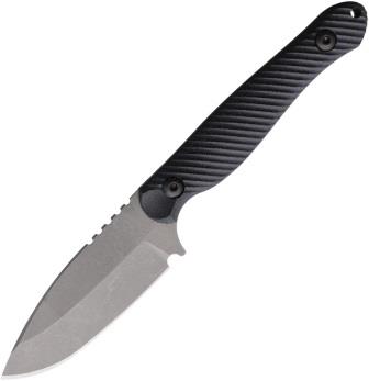 Wachtman Knife & Tool Eddy 2 Fixed Blade Knife Black - WCHE2BKT