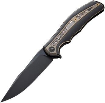 WE220163 We Knife Co Ltd Zonda Framelock Pocket Knife Copper Foil