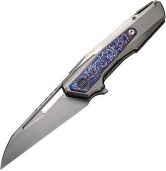 WE23012B1 We Knife Co Ltd Falcaria Framelock Pocket Knife Flame