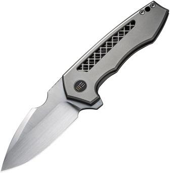 WE230194 We Knife Co Ltd Harpen Framelock Pocket Knife Gray
