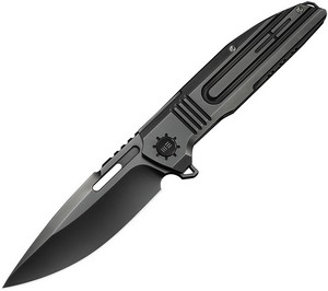 WE230591 We Knife Co Ltd Tracks Framelock Pocket Knife Gray
