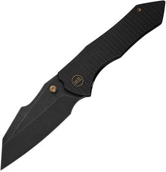 WE240101 We Knife Co Ltd High-Fin XL Framelock Pocket Knife Black