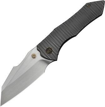 WE240106 We Knife Co Ltd High-Fin XL Framelock Pocket Knife Gray