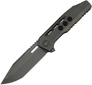 WE240481 We Knife Co Ltd Gunwale Framelock Pocket Knife Gray Stonewash