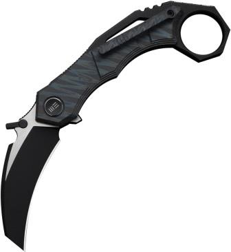 WE240694 We Knife Co Ltd Tayra Framelock Pocket Knife Flame
