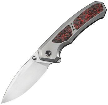 WE240884 We Knife Co Ltd Corwyn Framelock Pocket Knife Lava Flow