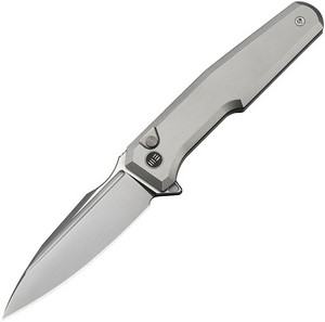 WE250592 We Knife Co Ltd Dressytak Button Lock Pocket Knife Gray