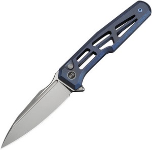 WE25059B2 We Knife Co Ltd Dressytak Button Lock Pocket Knife Blue