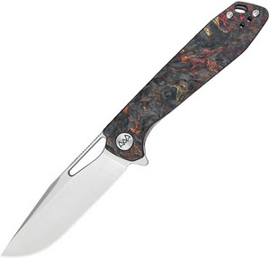 WXC11C WIXCO Ragnar Linerlock Pocket Knife Shredded Carbon Fiber